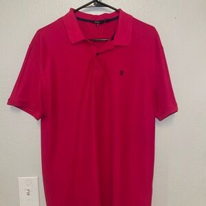 DKNY PINK POLO STYLE TEE
